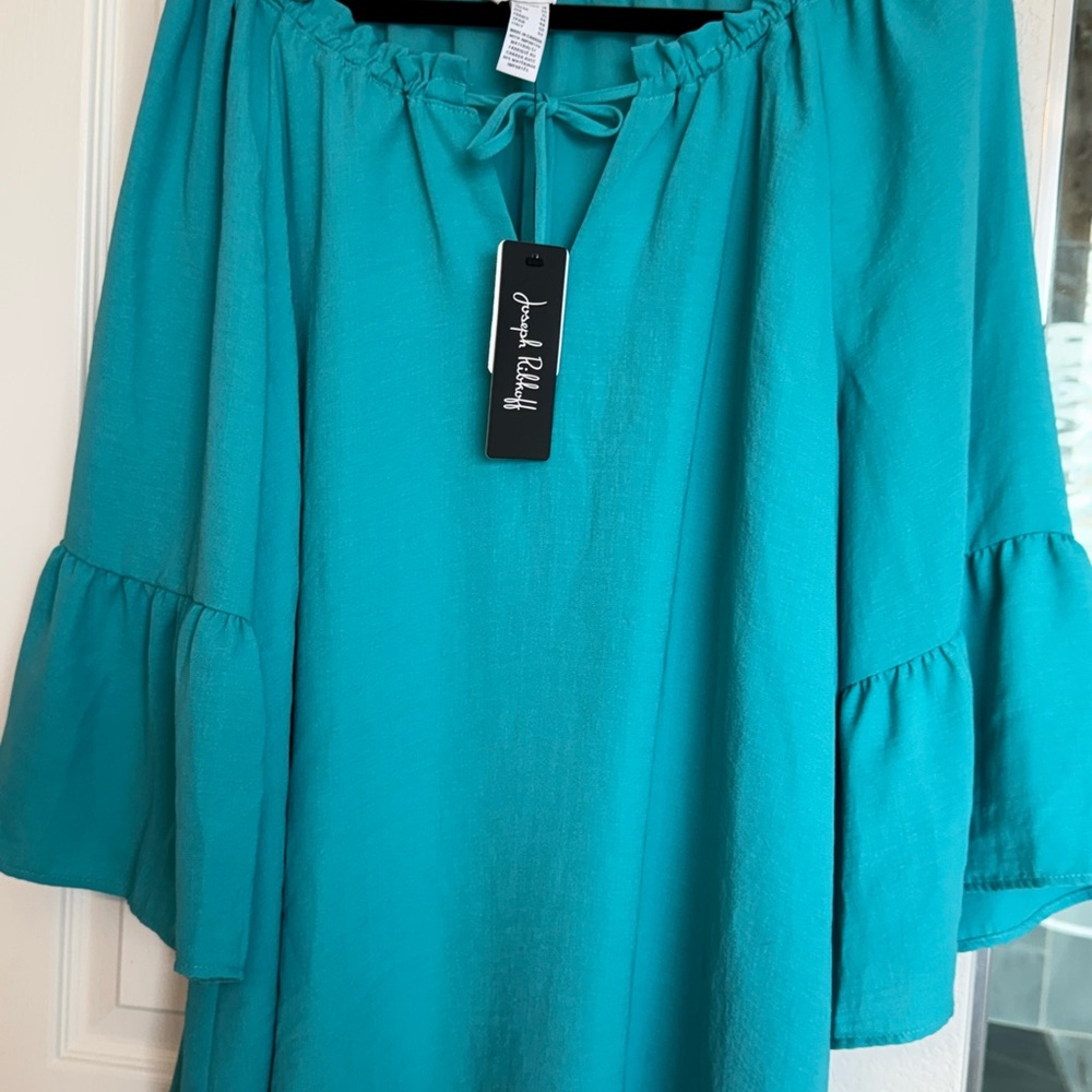 Joseph Ribkoff Turquoise Blouse